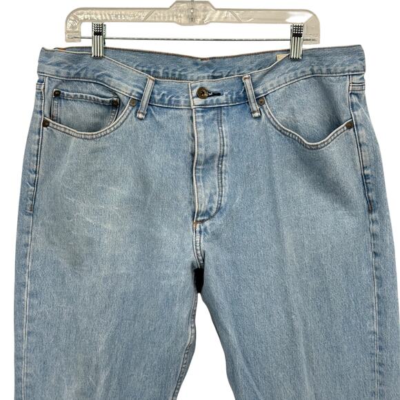 Rag & Bone Fit 2 Slim Jeans Mens 38 x 32 Button Fly Aero Stretch Blue Comfort - Picture 6 of 10